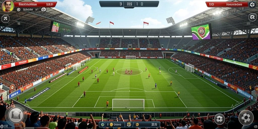 Momen seru dalam game yang penuh tantangan.