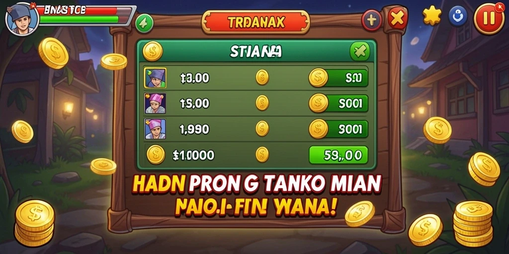 Screenshot dari aksi seru dalam permainan.