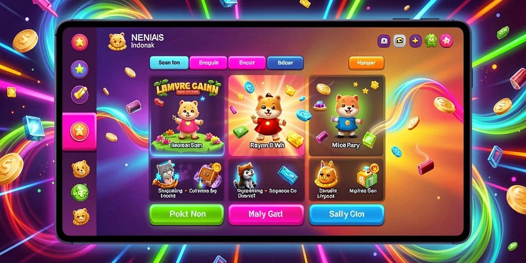 Tantangan yang menunggu di setiap level baru.
