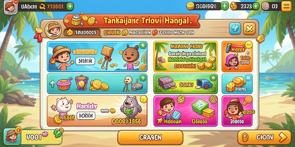 Contoh gameplay yang menunjukkan tantangan seru.