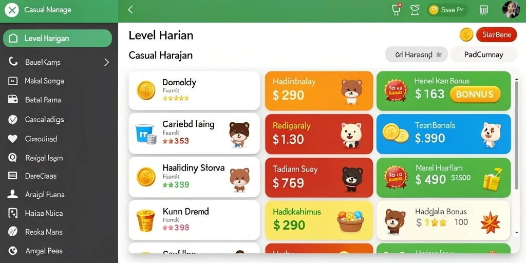 Bonus dan promosi menarik setiap minggu.