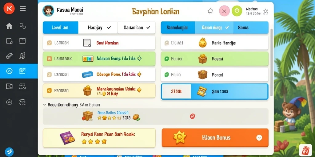 Layar level dengan tantangan menarik di JUARA288.