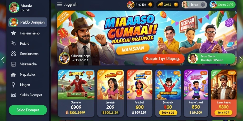 Momen seru saat menyelesaikan tantangan dalam game.