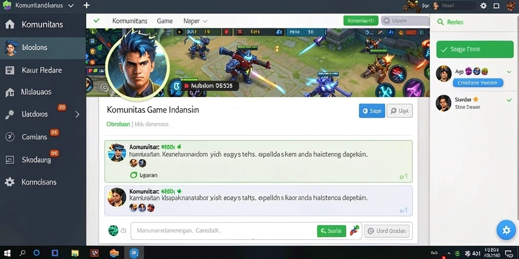 Screenshot memperlihatkan variasi karakter yang bisa dipilih oleh pemain.