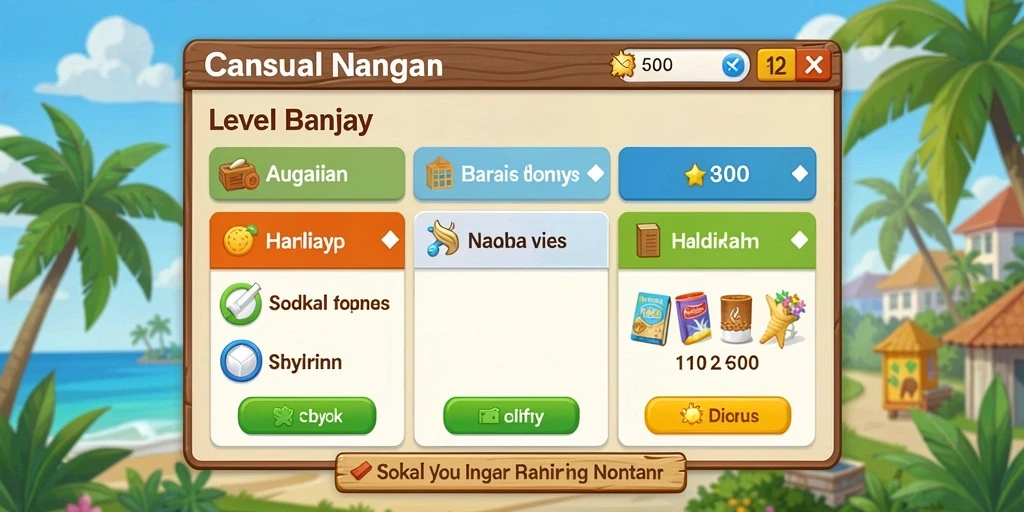 Salah satu level menantang di OJA89 yang penuh dengan rintangan.