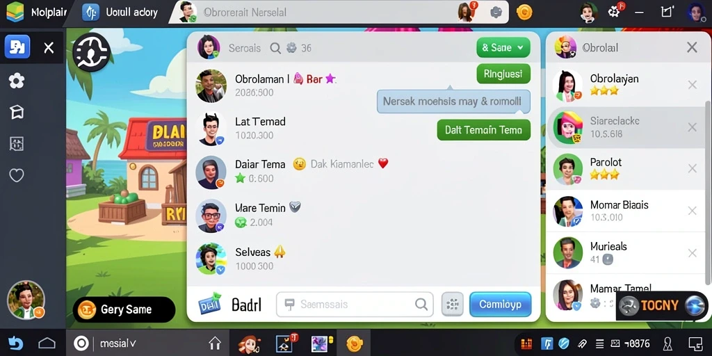 Pencapaian dan reward yang memotivasi pemain.